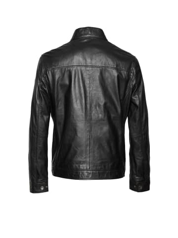 Bugatti Lederjacke BUNINO in Schwarz