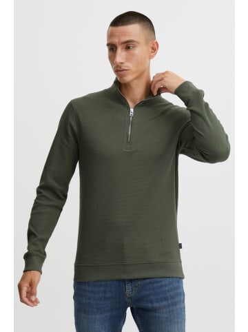 CASUAL FRIDAY Troyer Sebastian waffle halfzip sweatshirt 20504420 in grün