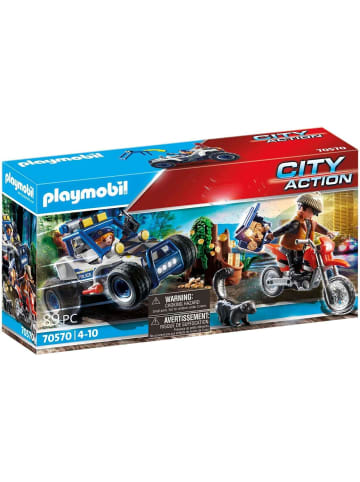 Playmobil City Action 70570 Polizei-Geländewagen: Verfolgung des Schatzräubers 4+