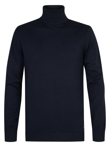 Petrol Industries Feinstrickrollkragenpullover Vail in Blau