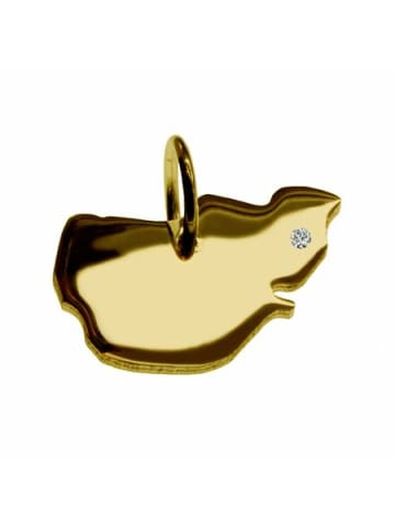 Schmuckador Anhänger Pellworm mit Brillant 585 Gelbgold in gold