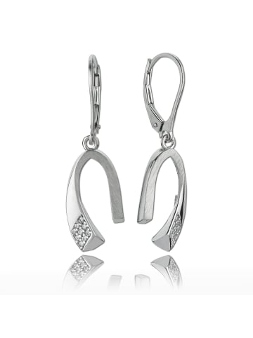 BALIA Silber 925 Damen Ohrhänger Hufeisen Ohrring ca. 3,7cm