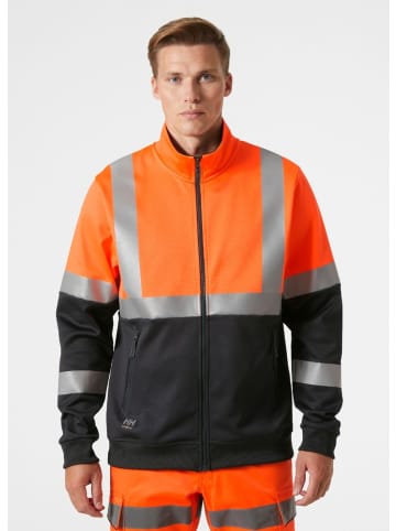 Helly Hansen Pullover "Addvis Zip Sweatshirt Cl 1" in Orange