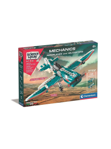Clementoni Fahrzeug Mechanics Flugzeuge und Hubschrauber 10-in-1