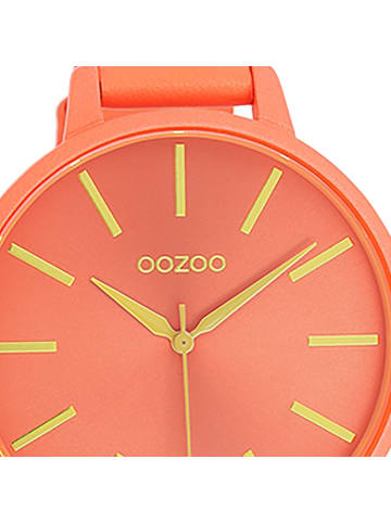 Oozoo Armbanduhr Oozoo Timepieces orange groß (ca. 42mm)