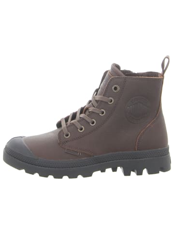 Palladium Schnürstiefelette in braun