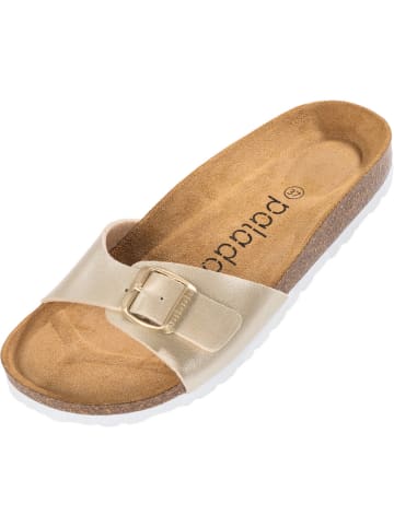 palado Pantoletten in Metallic Gold