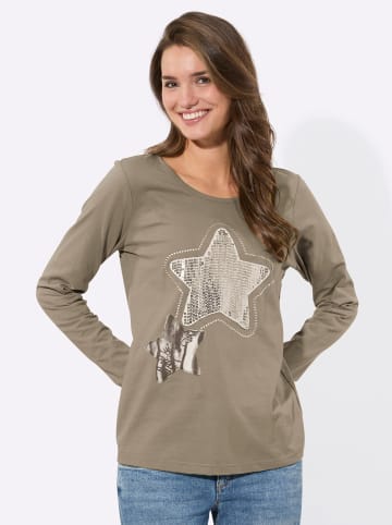WITT WEIDEN Rundhals-Shirt in schlamm