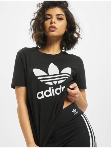 adidas T-Shirts in black/white