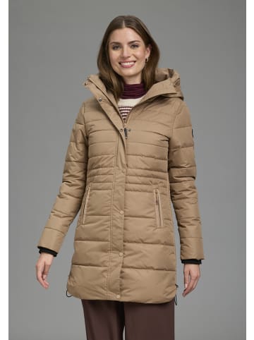 Wintermantel in camel