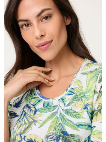 Olsen T-Shirt Edda in grün blau