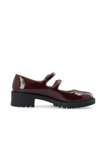 Bianco Mary Jane Schuhe in Burgundy