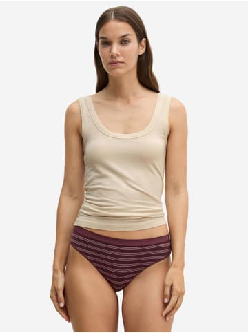 Marc O'Polo Slip Essentials in fudge/mauve/fudge stripe