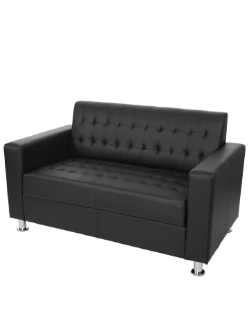 MCW 2er Sofa Pori, Schwarz