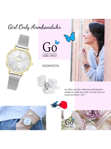 Girl Only Armbanduhr-Analog silber mittel (ca. 32mm) Girl Only Mademoiselle