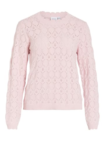 Vila Strickpullover in Cherry Blossom