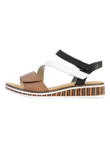 rieker Eagle-Sandalen mit Klettverschluss Schwarz