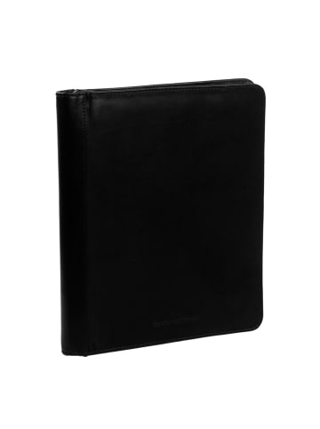 The Chesterfield Brand Wax Pull Up Schreibmappe Leder 22 cm schwarz
