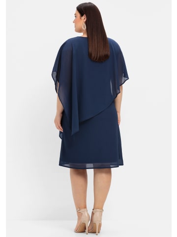 sheego Cocktailkleid in marine