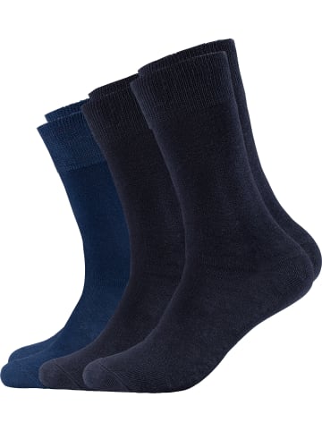 s.Oliver Baumwolle Unisex-Socken 3 Paar in marine/blau