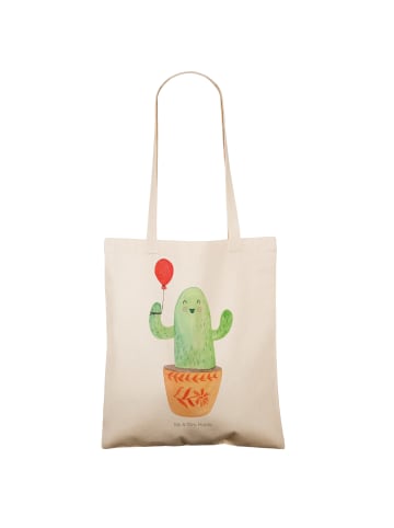 Mr. & Mrs. Panda Tragetasche Kaktus Luftballon ohne Spruch in Creme