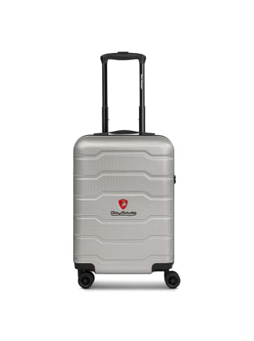 Tonino Lamborghini Bologna 4 Rollen Kabinentrolley S 53 cm in silver