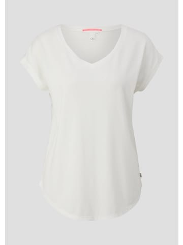QS T-Shirt in 0200_creme