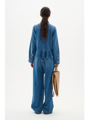 InWear Jeanshemd SOPHINAIW Peplum fit in Washed Denim