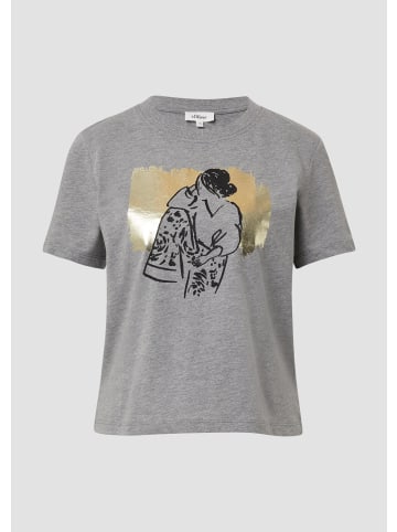 s.Oliver T-Shirt in 97D0_graphit