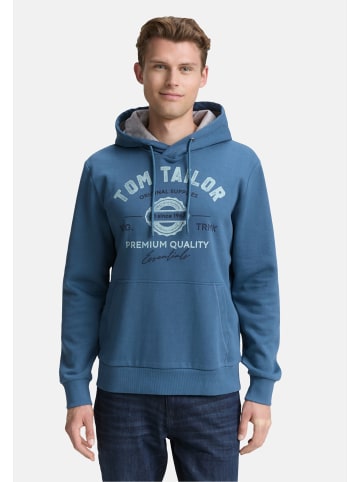 Tom Tailor Hoodie in blau