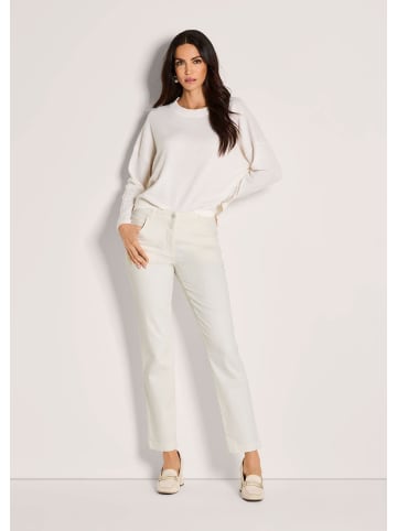 MADELEINE Schlanke Five-Pocket mit Stretch-Komfort in wollweiß