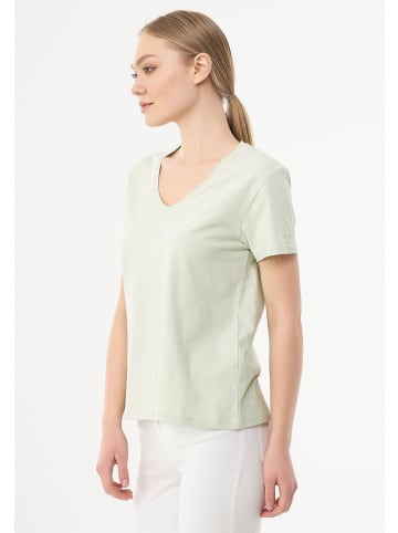 Organication T-Shirt "WCASUAL002" in Salbeigrün