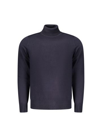 Coveri Moving Blauer Viskose-Strickpullover