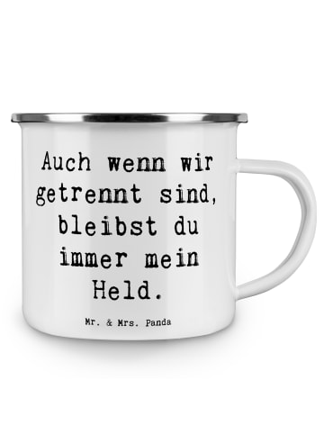 Mr. & Mrs. Panda Kaffeebecher Spruch Trennung von den Eltern Hel... in Weiß