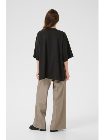 Kaffe Kurzarmbluse KAjenny Oversize fit in Black Deep