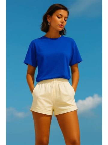 Reichstadt Reichstadt Regular Fit T-Shirt Damen Shoulder Drop 25RSW071 Navy S