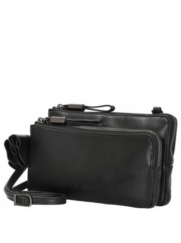PICARD Bella - Schultertasche 20 cm (black) in schwarz