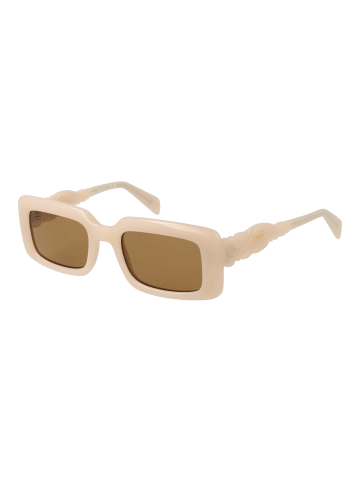 Liu Jo Frauen Sonnenbrille Rechtwinklig Beige