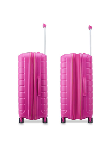 Roncato B-Flying Move 4 Rollen Trolley 68 cm mit Dehnfalte fucsia