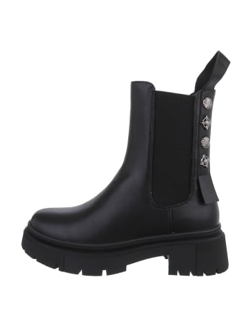 Ital-Design Stiefelette in Schwarz