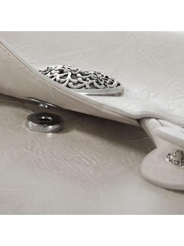 tectake Schicke Trachtenhandtasche in Lederoptik, beige