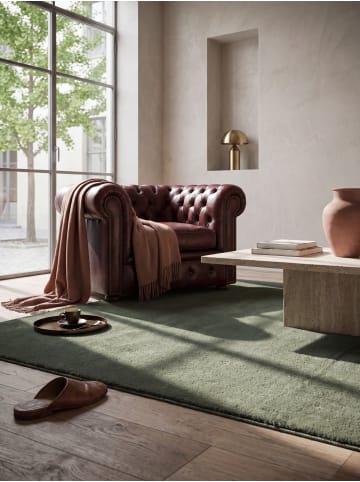 KADIMA DESIGN Teppich Hochflor einfarbig, rutschhemmend und fußwarm
