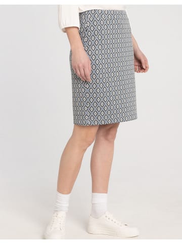 More & More Bleistiftrock in new rhomb jersey jacquard