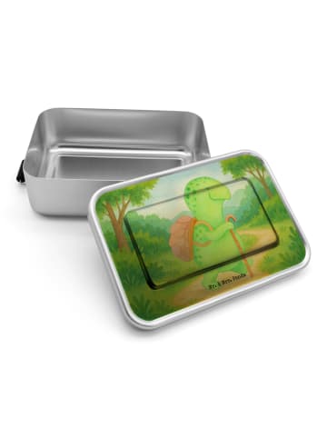 Mr. & Mrs. Panda Bento Box Schildkröte Wanderer Design ohne Spruch in Weiß