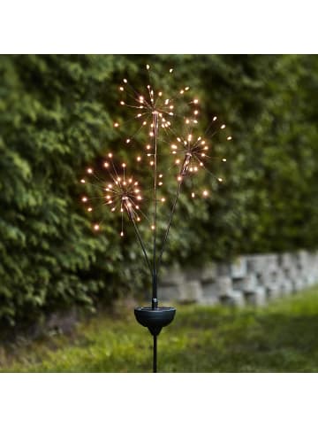 STAR Trading Dreiarmiger LED Solar-Leuchtstab ,Firework Solar', 90 LEDs, warmweiß,