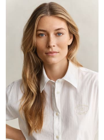 Gant Bluse in ecru grau - 0001