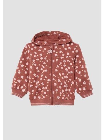s.Oliver Sweatshirt Jacke langarm in Rot