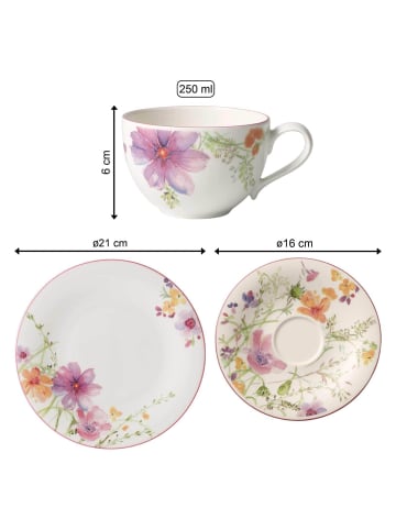 Villeroy & Boch 18er Set Kaffeeservice Mariefleur Basic in bunt