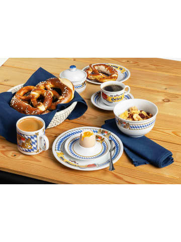 Seltmann Weiden 6er Set Kaffeetassen mit Untertassen Compact Bayern in Bunt 210 ml in bunt