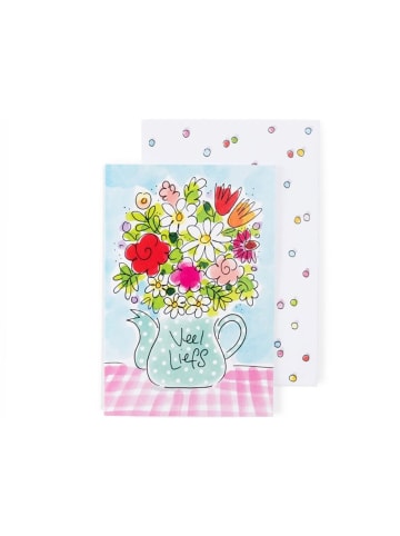 Blond Amsterdam Papier Happy in Bunt - 18 x 12cm